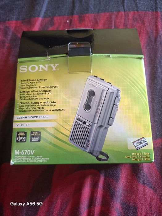 Vand reportofon sony uktra smal.micro