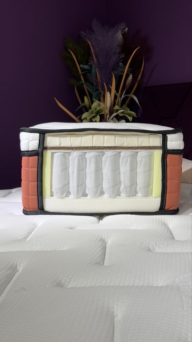 Безпуржинные матрас комфорт + Мемери фаом качественный matras