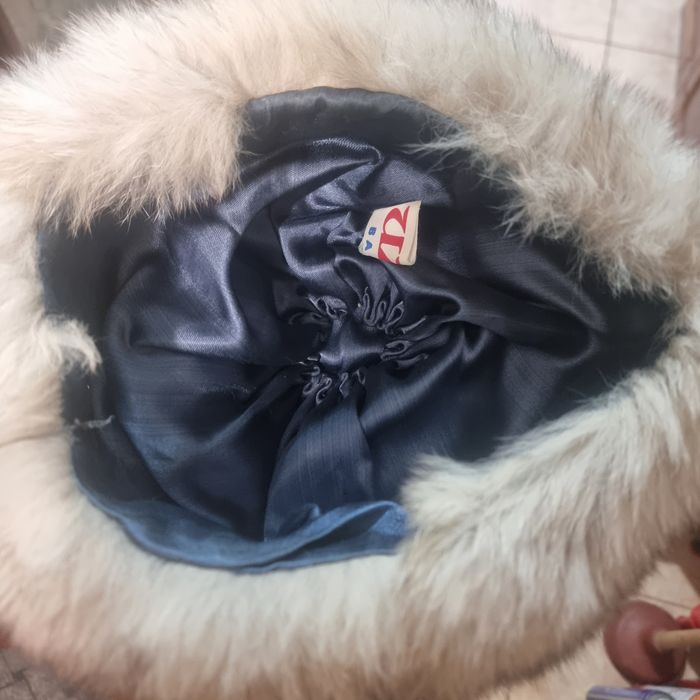 Caciula din blana naturala de vulpe (vintage)