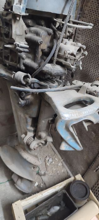 Мотор от лодки с хвостиком