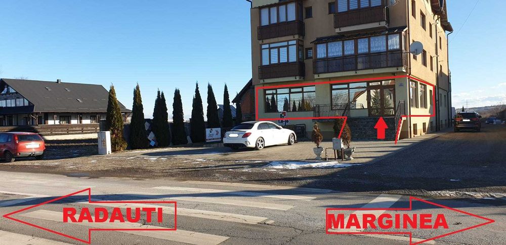 Inchiriere/vanzare spatiu comercial 143mp Stefan cel mare nr 149 , Radauti