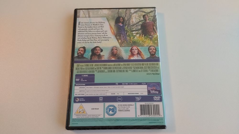 Film DVD: A Wrinkle In Time (O bucla in timp)