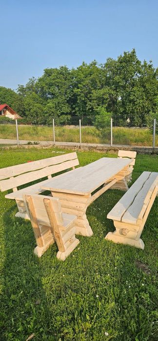 Mobilier De Gradina Balansor masa cu bancute fîntina Rustica foisore terasa etc mai multe de tali la tel 0722818923