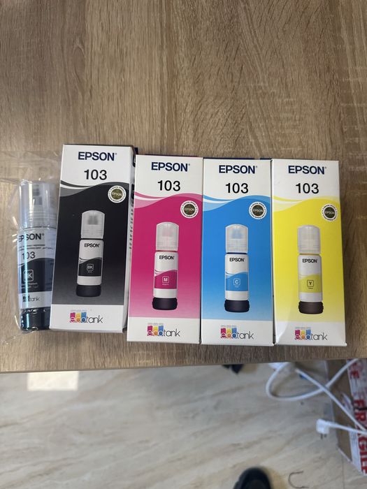 Set cerneală Epson 103 originală 5 flacoane