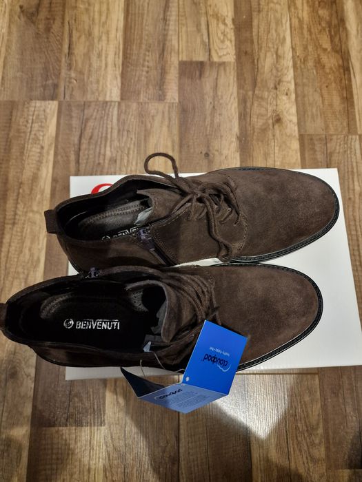 Ghete din piele naturala Benvenuti NOI marimea 42*nike adidas puma