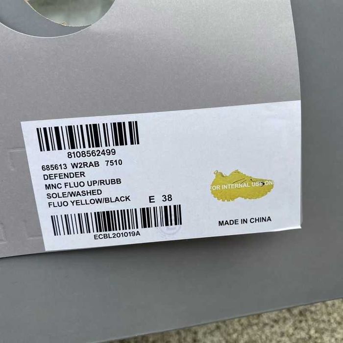 Balenciaga Defender Green Mustard/Yellow