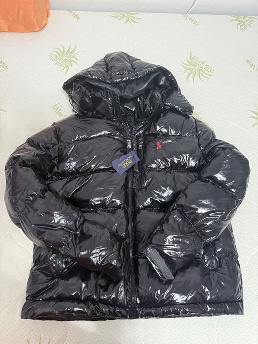 Geaca Polo Ralph Lauren - Black Glossy Puffer - L