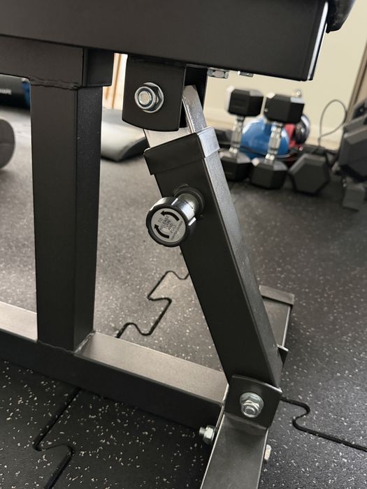 Banca fitness multifunctionala, reglabila, negru