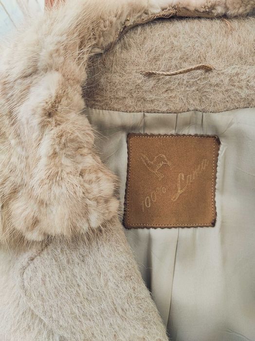 Дамско зимно палто с дълъг косъм