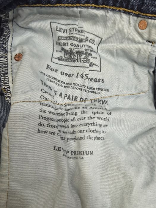 Оригинальные джинсы Levi's 517 синие