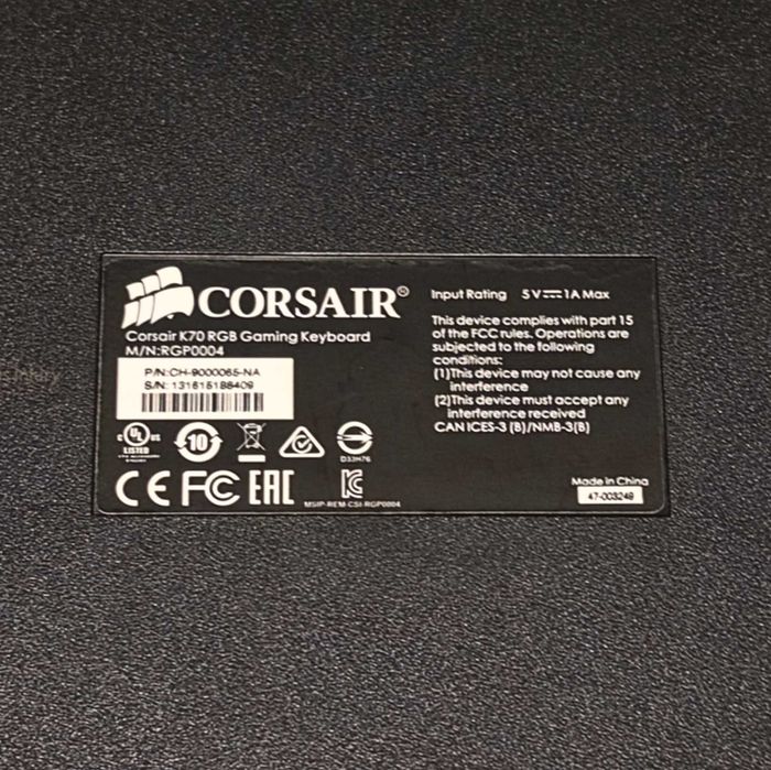 Tastatura Keyboard Mecanica Corsair K70 RGB Gaming USB Cherry MX Iluminare RGB Wrist Rest Gaming PC Windows QWERTY