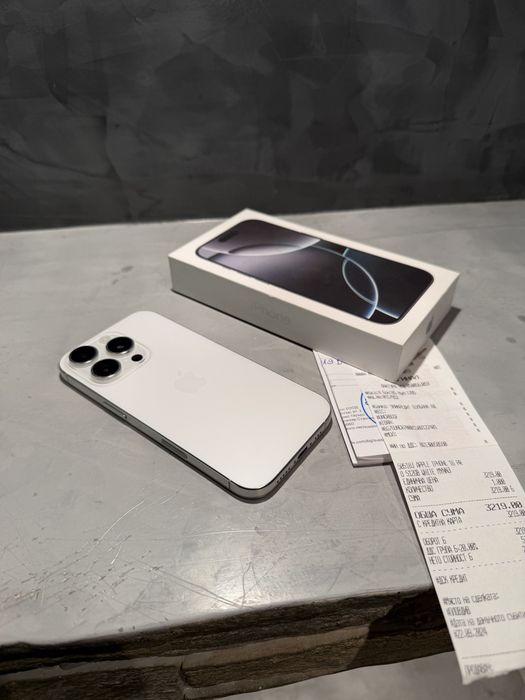 КАТО НОВ Iphone 16 Pro 512 GB White