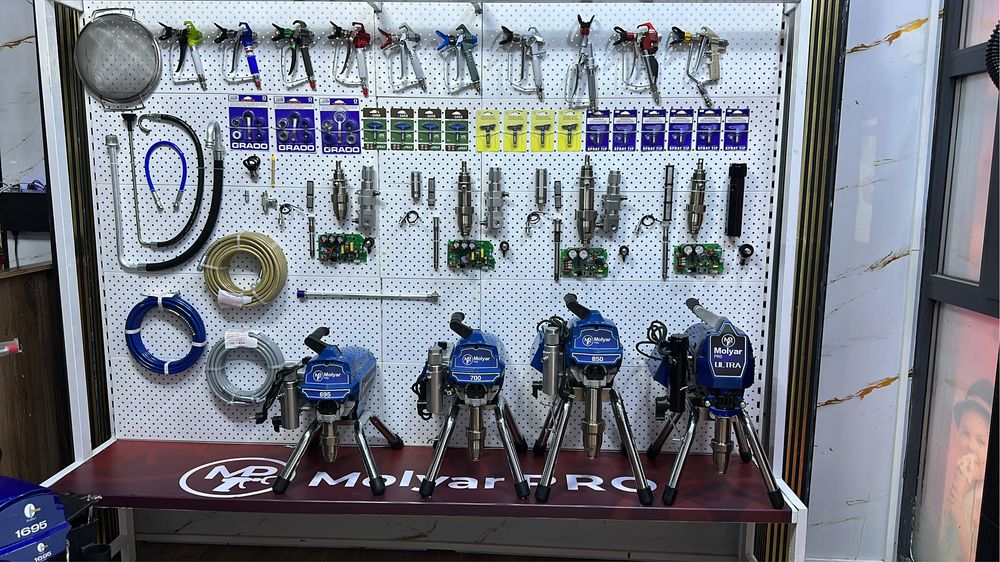 Безвоздушный распылитель краскопулть Molyar PRO