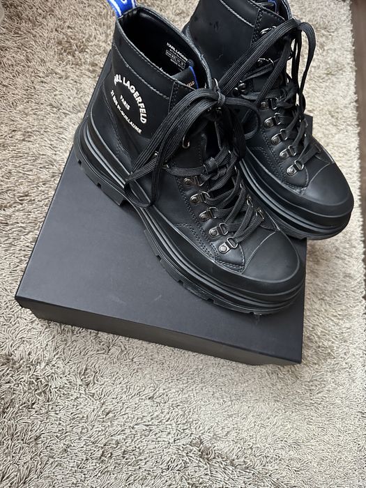 Мъжки кожени кубинки Karl Lagerfeld