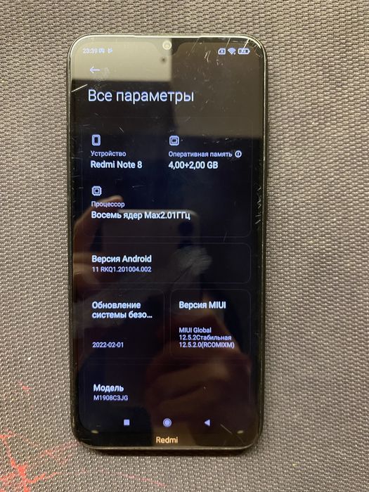 Redmi Note 8 продам