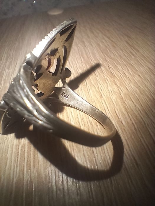 Серебряное кольцо 925, размер 16