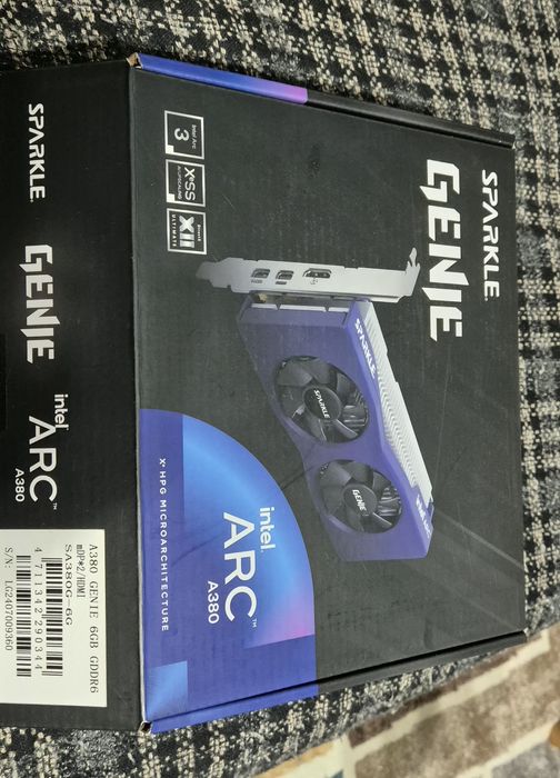 Placa grafică Sparkle Intel Arc  A380 Genie , 6 Gb  DDR6