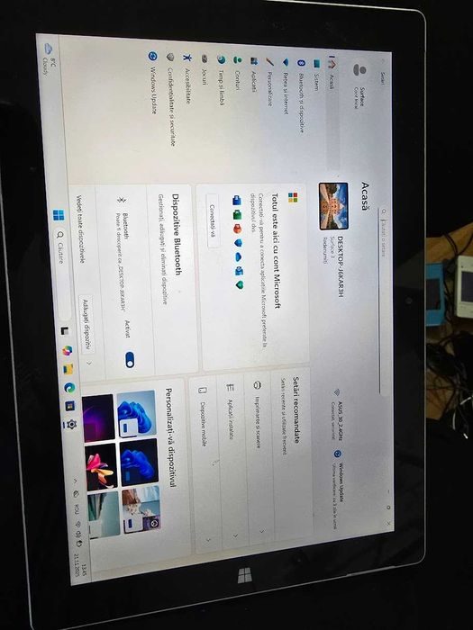 tableta Microsoft Surface 3 128GB Tableta cu windows diagnoza