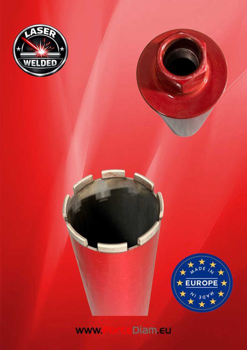 Ø92 Carota Diamantata ForceDiam Elite, Diametru 92mm,L 500mm, 1 1/4″