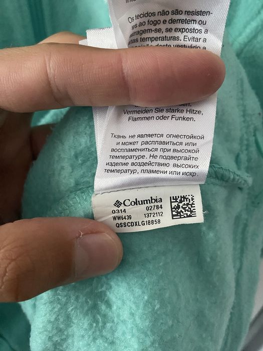 polar columbia turcoaz dama