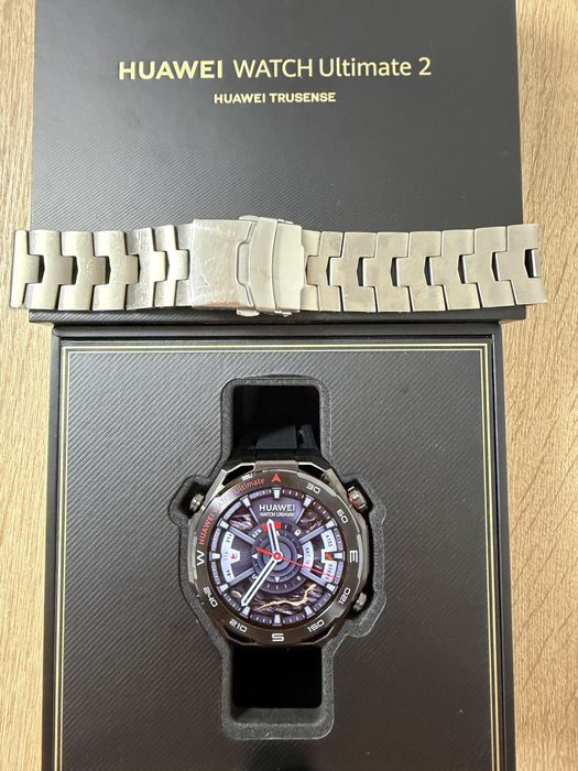 Huawei Watch Ultimate 2 – Black Titanium, stare impecabilă