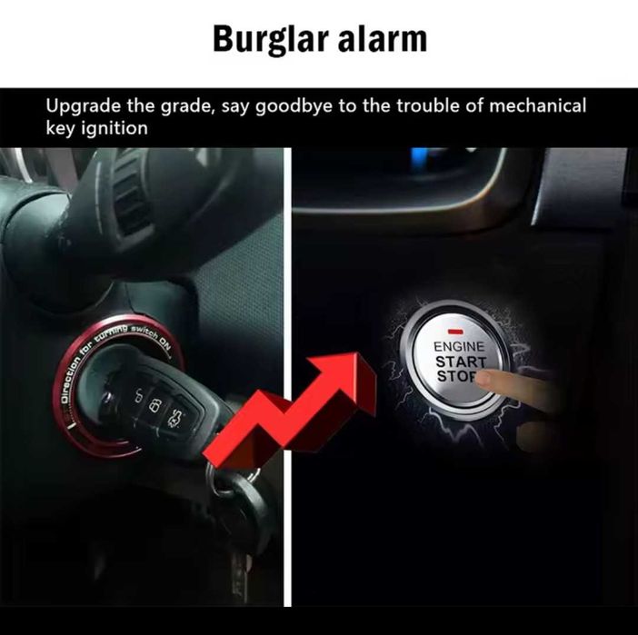 Alarma auto smart/pornire motor/functie keyless inchidere/deschidere