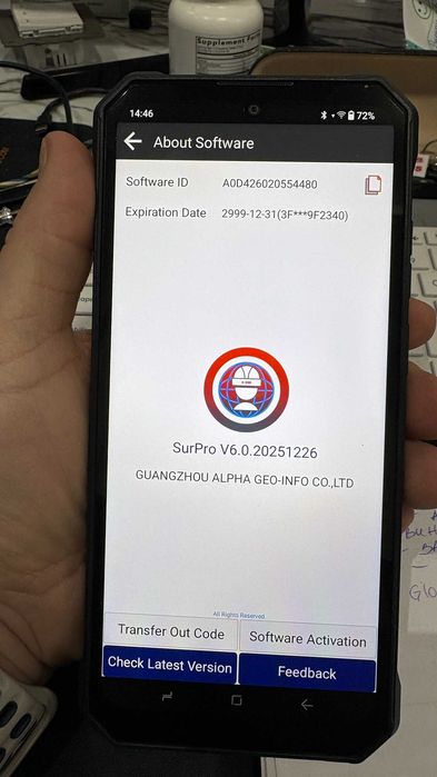 Controler FOSIBOT - ANDROID SURPRO 6,0 gnss GPS RTK rompos