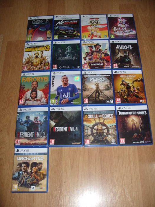 Игри за PlayStation 5, PS5 Част 1 - 15 € / 29,34лв за брой