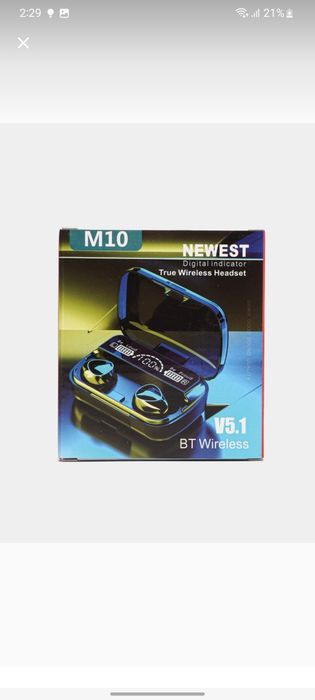 P10 с Power Bang баспроводные наушники с обёмным звуком