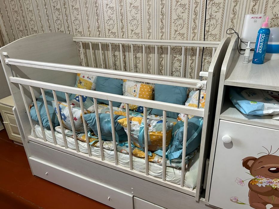 Детский кровать качалка