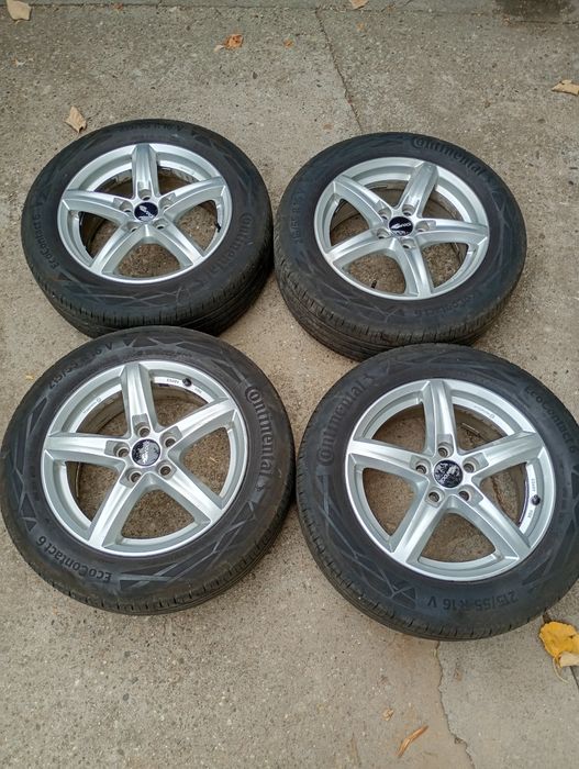Jante Ford,Volvo,Peugeot+cauciucuri 215/55/16