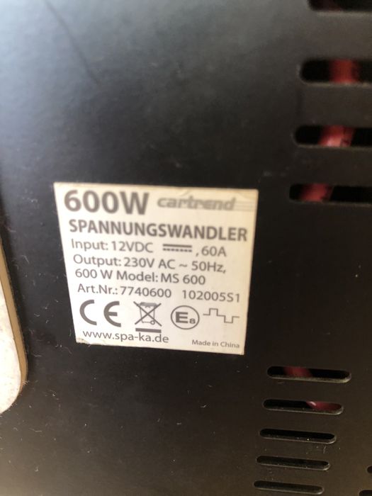 Invertor curent auto