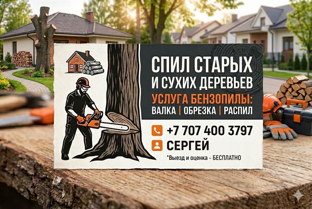 Услуги бензопилы