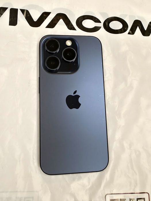 128GB iPhone 15 Pro Vivacom Гаранция 2025 Blue / Син
