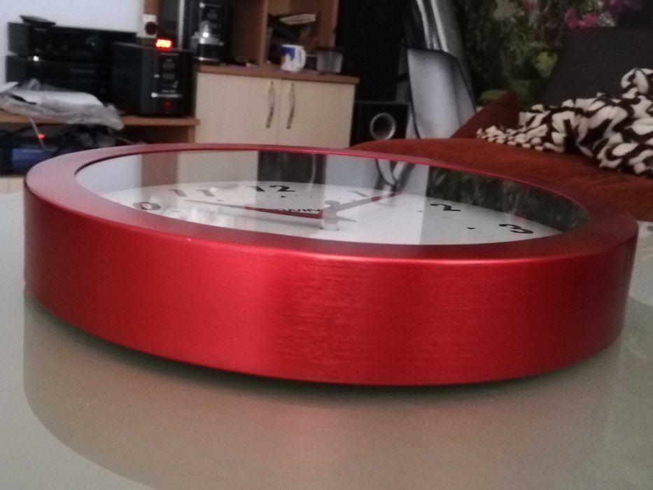 Ceas de perete austriac Twins, 25 cm, mecanism quartz premium Deli