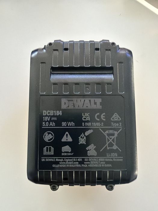 Acumulator DeWALT DCB184 18V 5Ah