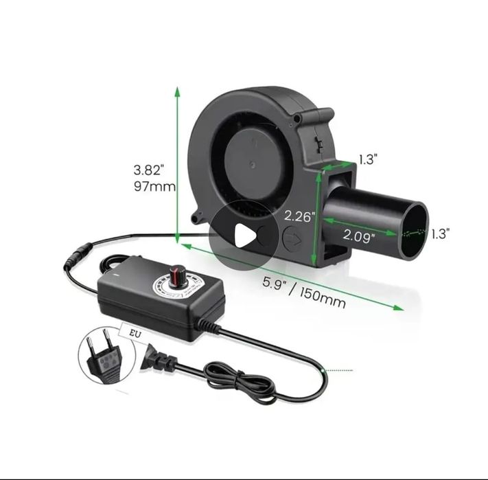 Вентилятор турбинный воздуходувка