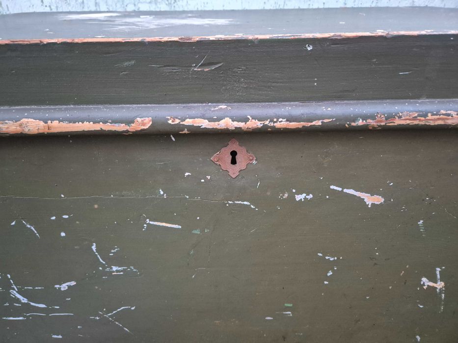 Антикварен-Стар Военен Генералски Сандък 1942 г.