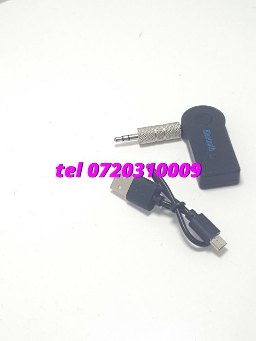 Mini Bluetooth Receiver Auto Pentru Audio Jack 35 Mm