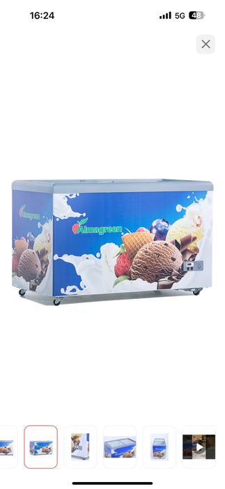 Морозильник almagreen 380 л