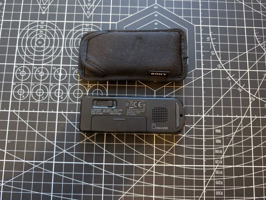 Reportofon Digital Sony ICD-UX533 – USB Direct, Slot Card, Husă