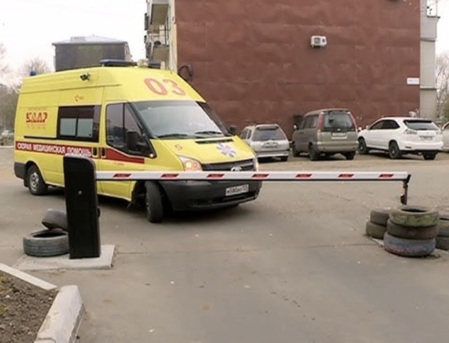 Доступ SOS приемник для спецмашин скорой помощи шлагбаум ворота
