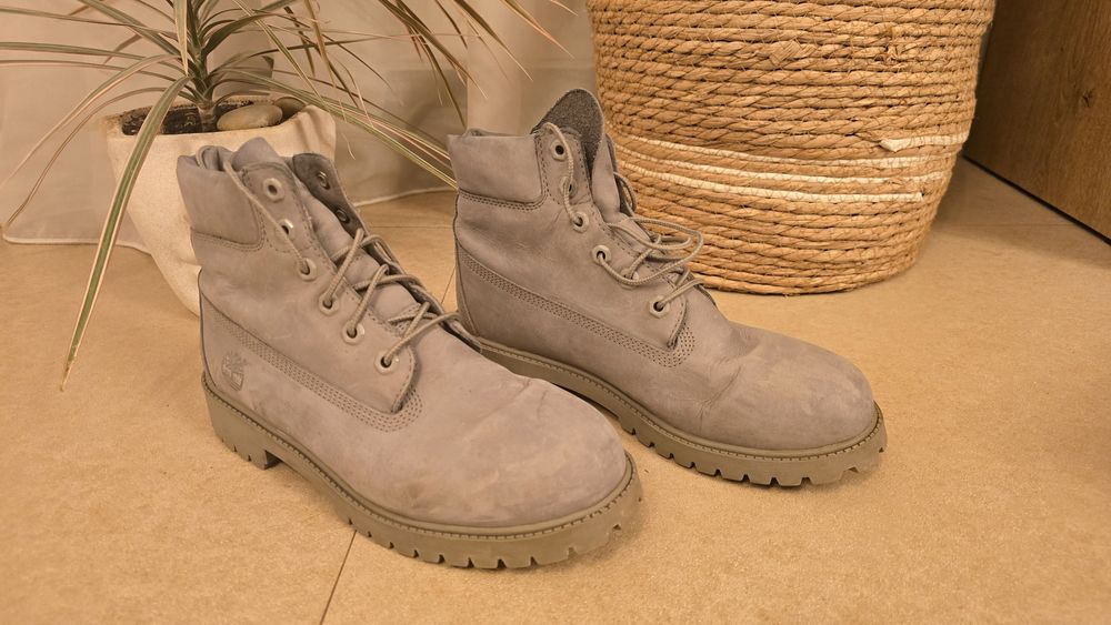 Bocanci Timberland 39.5 piele gri