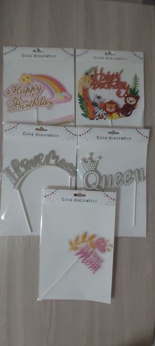 Топперы  на день рождения для торта