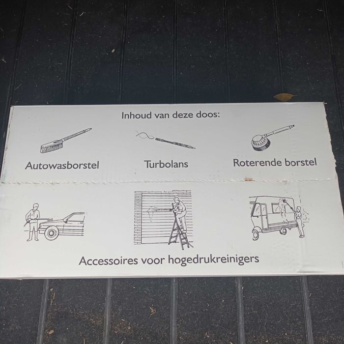 Set perie rotativa pentru spalare cu presiune.