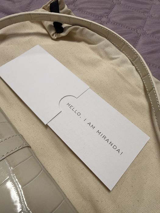 By Far чанта Miranda с кроко ефект - нова