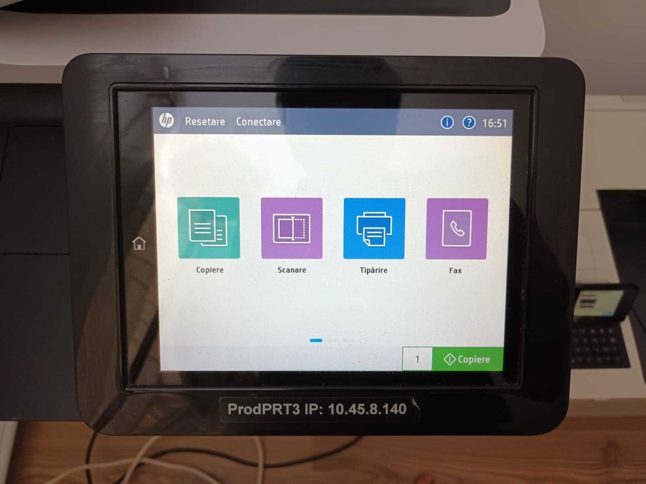 Imprimante multifunctionale HP LaserJet Managed MFP E62655 si E60055.