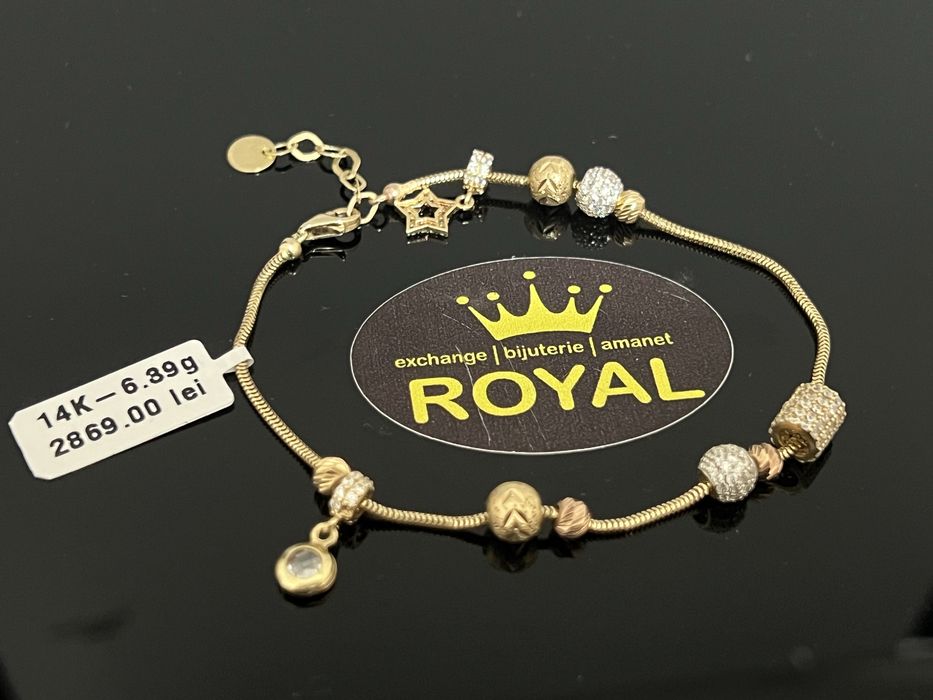 Bijuteria Royal CB : Bratara dama aur 14k 585  6,39 gr