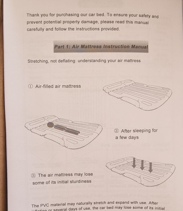 Надуваем дюшек KMZ с 2 възглавница