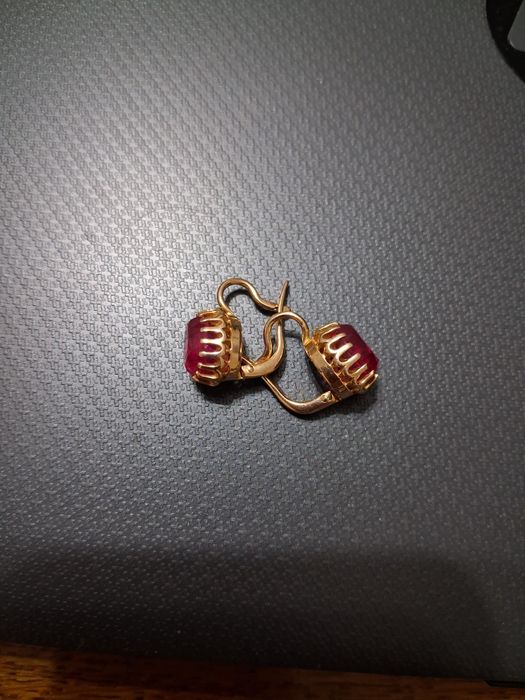 Серьги золотые, советские